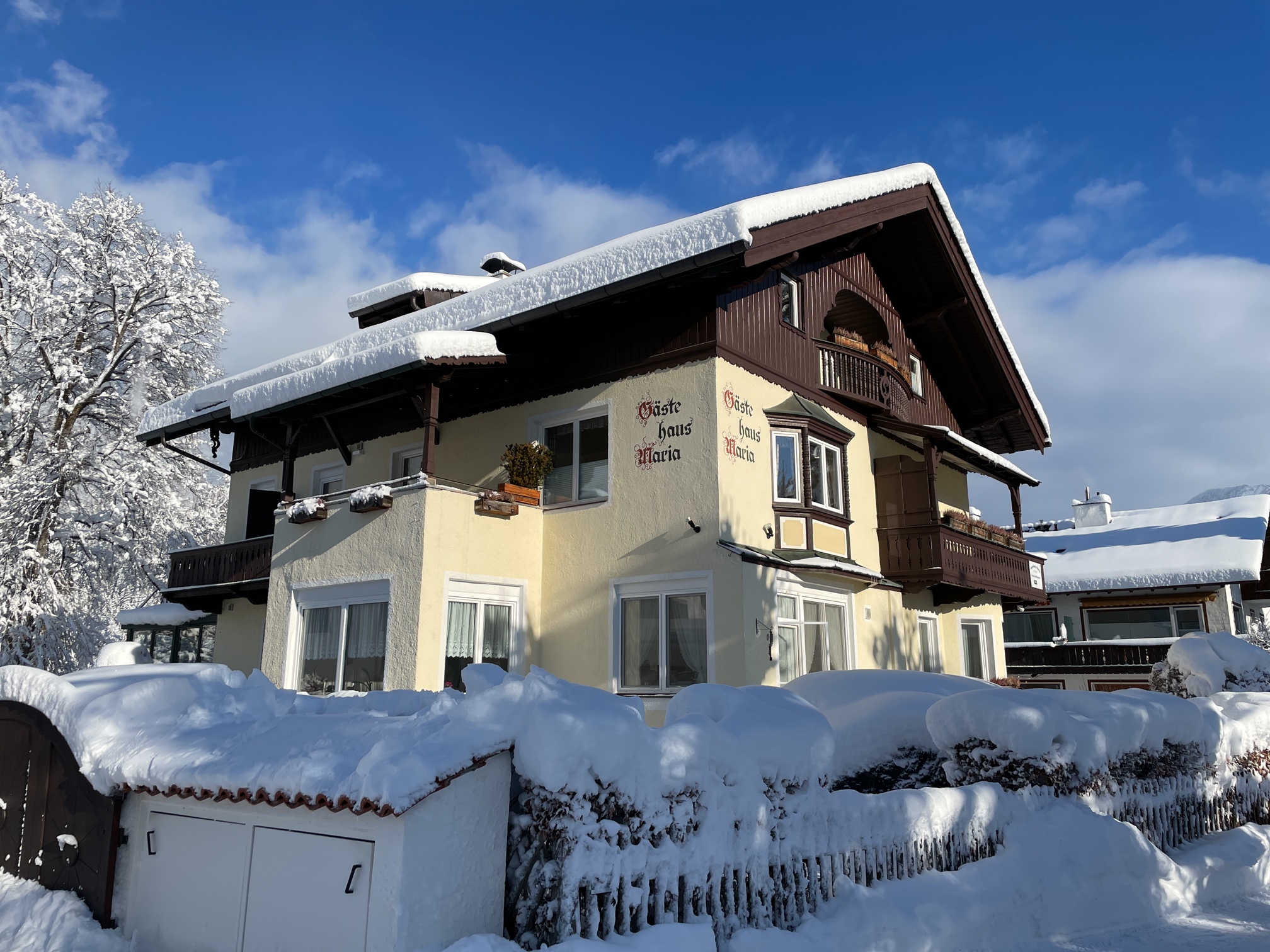 Hotel Gästehaus Maria im Winter
